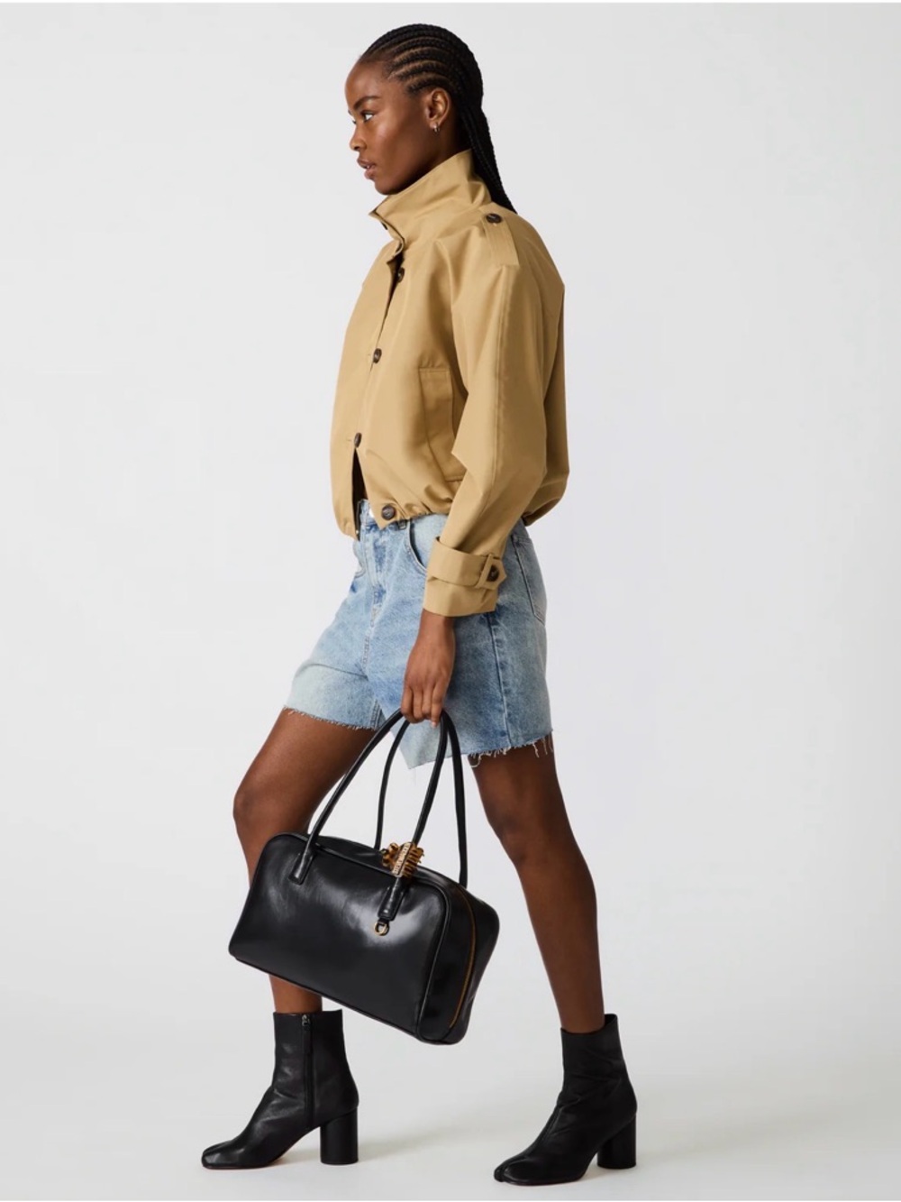 Steve Madden BNIB Black Leather Bag - Picture 7 of 12